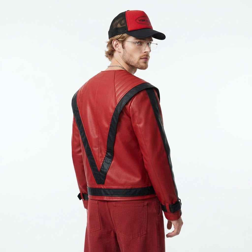 Men’s Faux Leather Party Jacket | Premium Leather Jacket