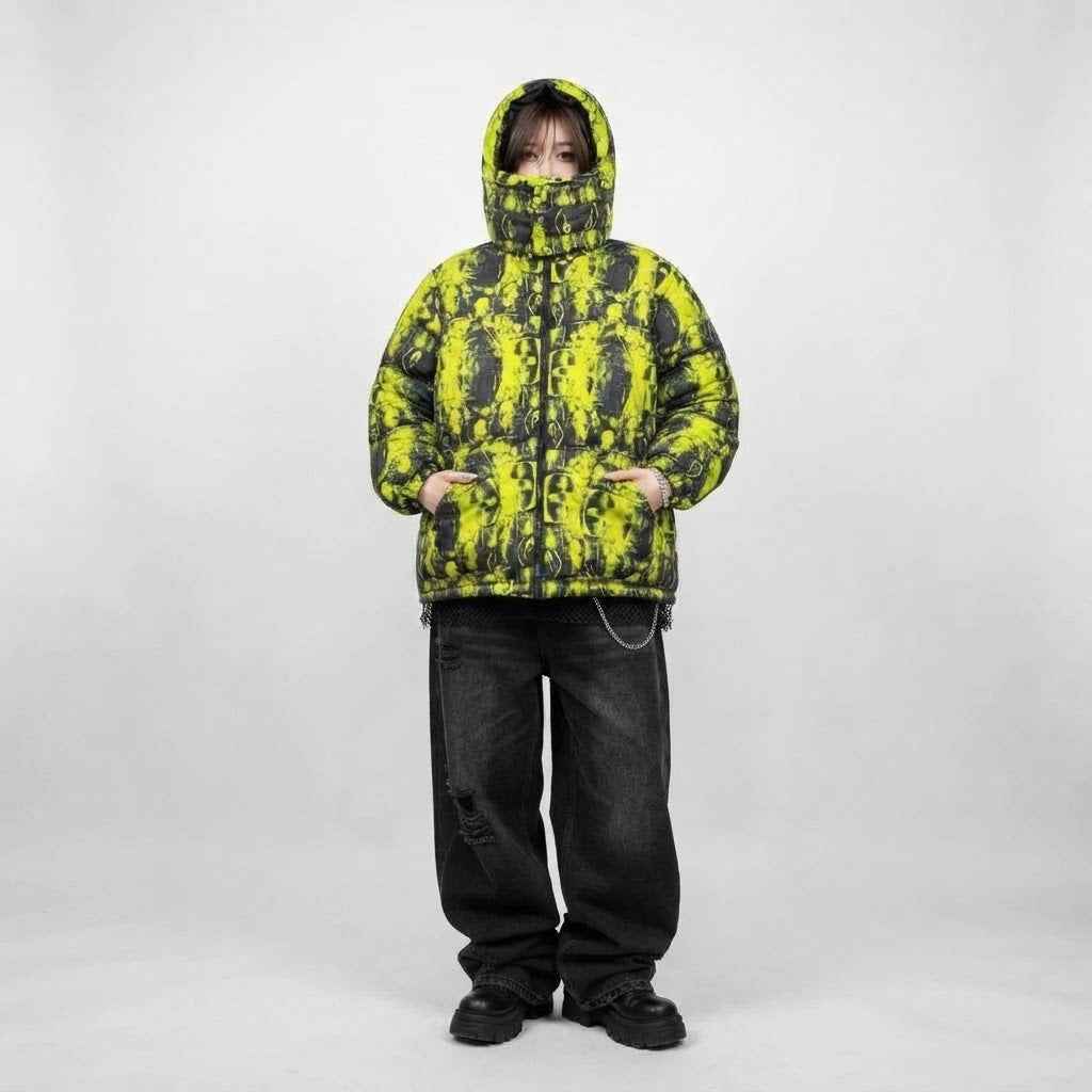 Women’s Halloween Puffer Jacket | Premium Quilted Jacket for Halloween