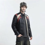 Men’s Game Day Leather Jacket | Premium Genuine Leather Jacket