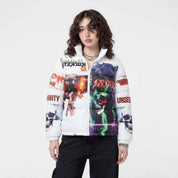 Women’s Halloween Puffer Jacket | Premium Quilted  Jacket for Halloween