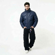 Men’s Technical Panelled Puffer Jacket | Stylish Premium Winter Jacket