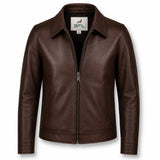 BFL Verona Women’s Classic Brown Genuine Leather Jacket.