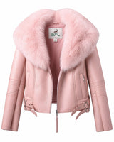 BFL Blush Luxe Fur Collar Jacket