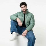 Men’s Technical Panelled Puffer Jacket | Stylish Premium Winter Jacket