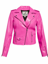 BFL Aurora Pink Leather Jacket