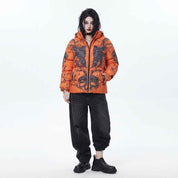 Women’s Halloween Puffer Jacket | Premium Quilted  Jacket for Halloween