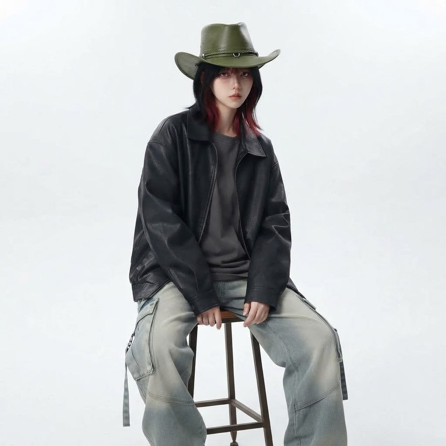 Women’s Y2K Leather Cowboy Hat | Premium Western Hat
