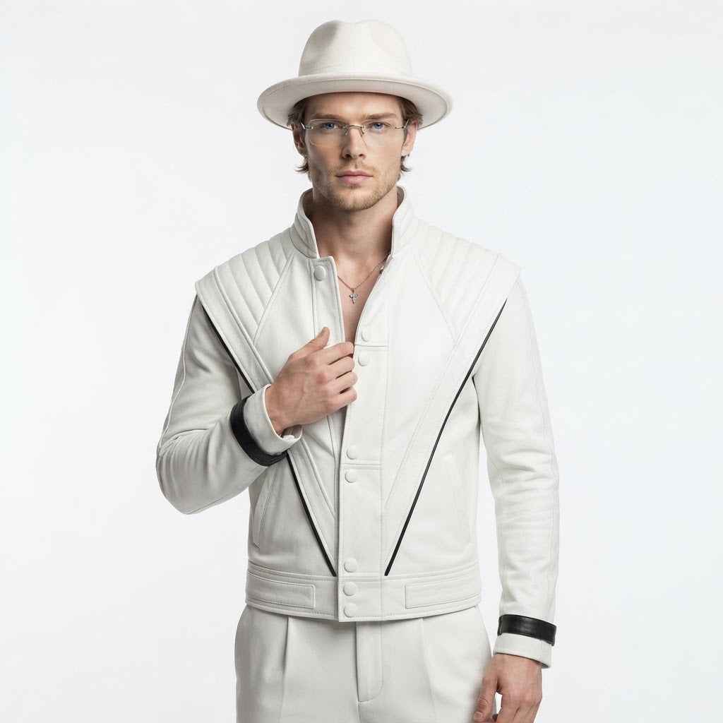 Men’s Faux Leather Party Jacket | Premium Leather Jacket