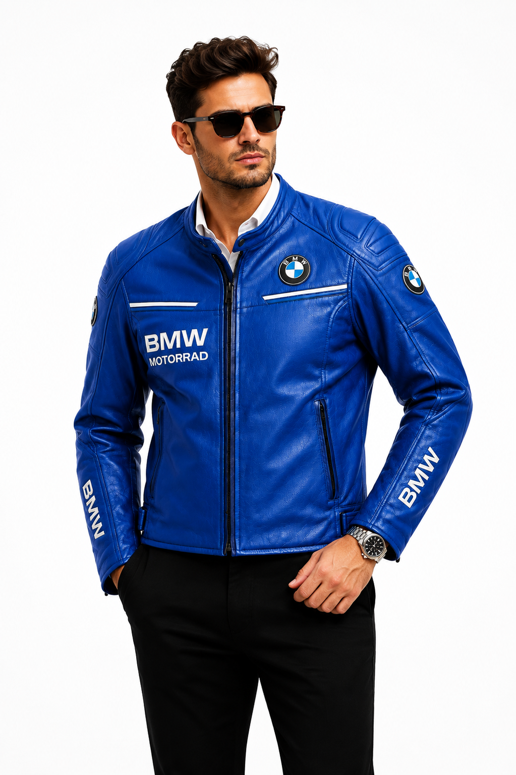 Best BMW Leather Jacket for Men | Pure Leather Motorcycle Racing Jacket | BFL Wear BFL