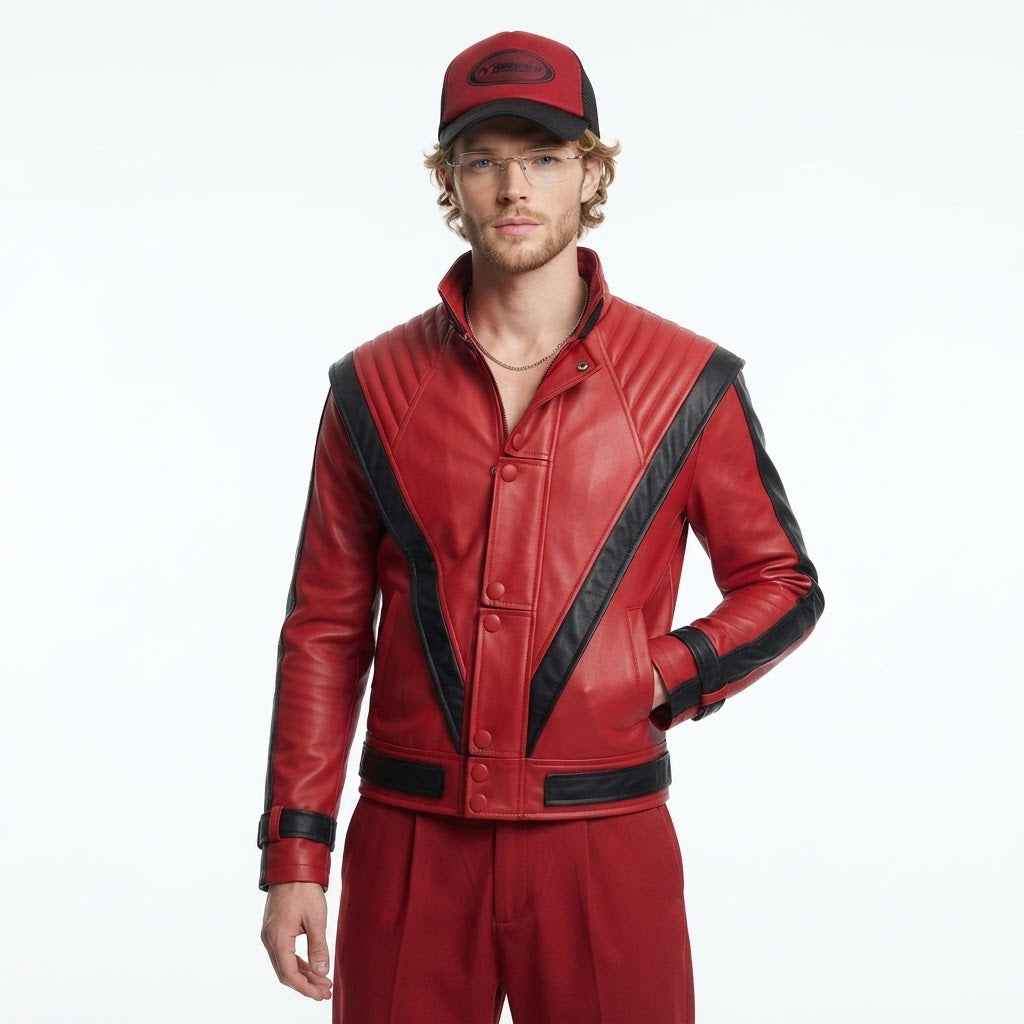 Men’s Faux Leather Party Jacket | Premium Leather Jacket