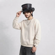 Men’s Genuine Leather Hat | Premium Western Gothic Fashion Hat