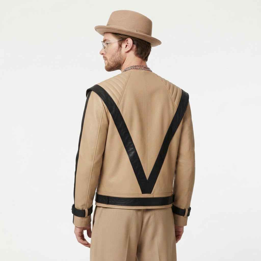 Men’s Faux Leather Party Jacket | Premium Leather Jacket