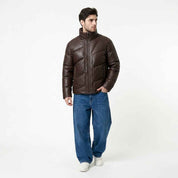 Men’s Technical Panelled Puffer Jacket | Stylish Premium Winter Jacket