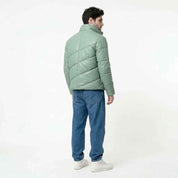 Men’s Technical Panelled Puffer Jacket | Stylish Premium Winter Jacket