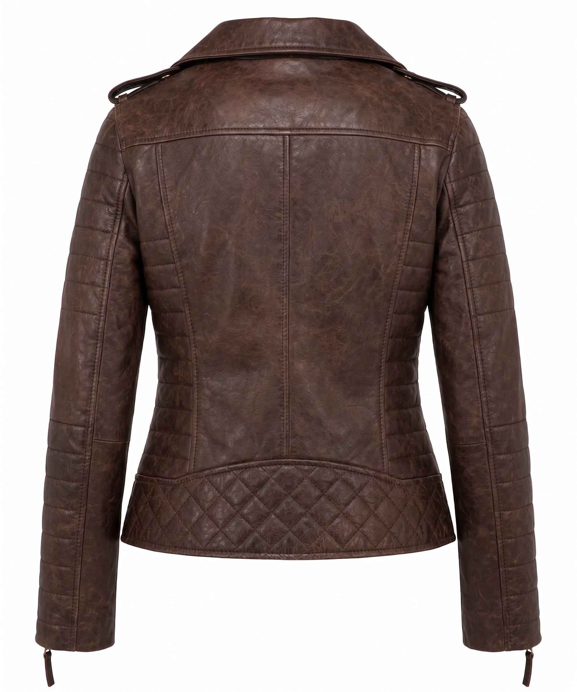 BFL Heritage Women’s Brown Sheepskin Leather Jacket – Premium Outerwear