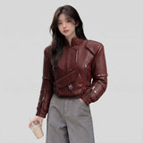 BFL Futuristic Cropped Utility Jacket – Women’s Modern Fashion Jacket