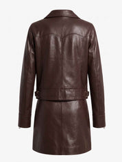 BFL Women’s Dark Brown Leather Jacket