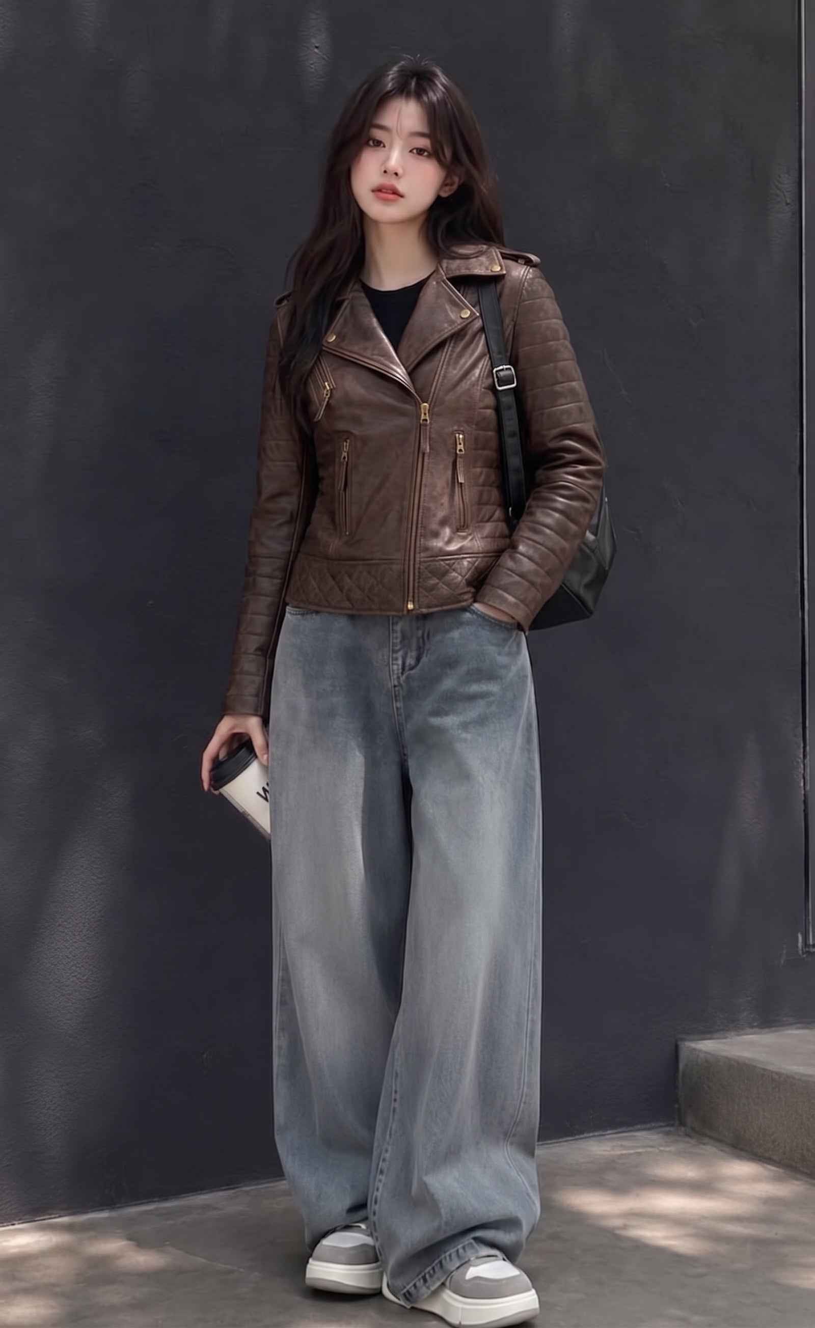 BFL Heritage Women’s Brown Sheepskin Leather Jacket – Premium Outerwear