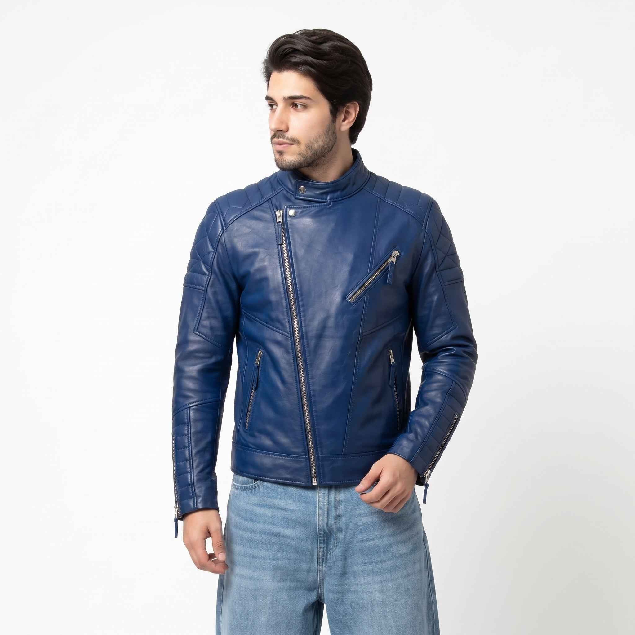 Asymmetric Moto Leather Jacket | Women’s Stylish Biker Jacket