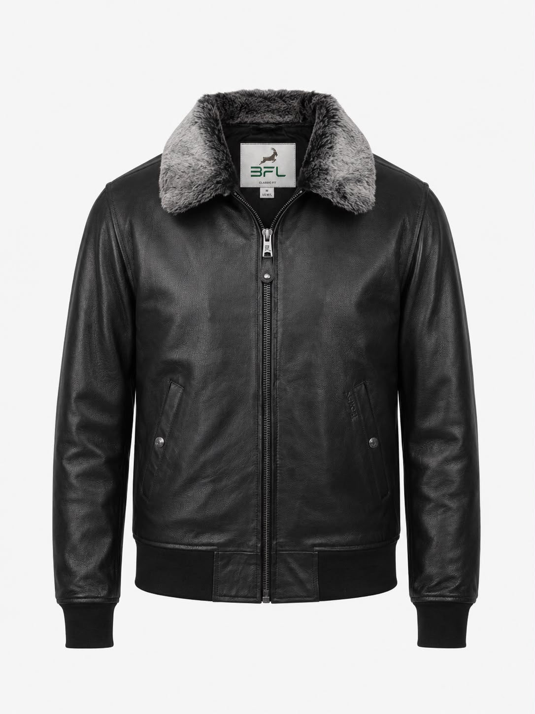 BFL Arctic Aviator Leather Jacket