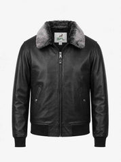 BFL Arctic Aviator Leather Jacket – Men’s Winter Flight Jacket