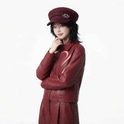 Women’s Valentine’s Day Leather Jacket | Premium Romantic Fashion Jacket