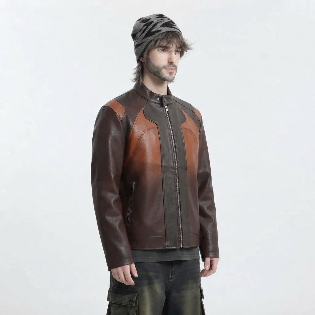 Men’s Game Day Leather Jacket | Premium Genuine Leather Jacket
