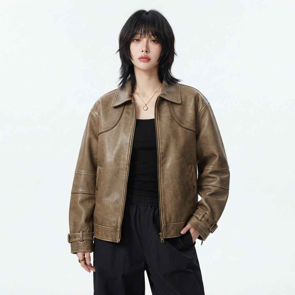 Women’s Heritage Vintage Leather Jacket | Premium Genuine Leather Jacket