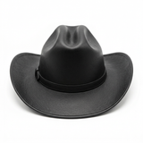 Black Leather Cowboy Hat – Classic Western Style | BFL