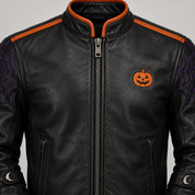 Chest and leather detail