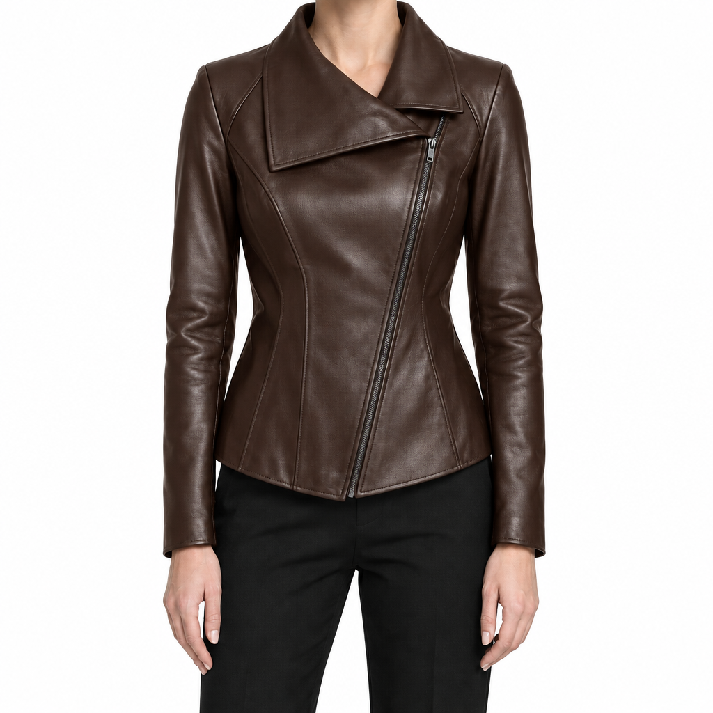 Chocolate brown front view