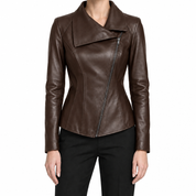 Chocolate brown front view