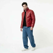 Men’s Technical Panelled Puffer Jacket | Stylish Premium Winter Jacket