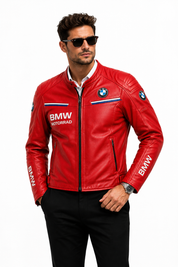 Best BMW Leather Jacket for Men | Pure Leather Motorcycle Racing Jacket | BFL Wear BFL