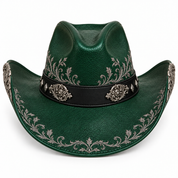Emerald Halloween hat, back view