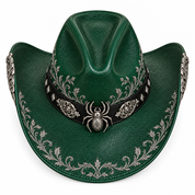 Emerald Halloween hat, top view