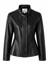 BFL Mayfair Women’s Genuine Sheep Leather Sculpted Jacket.