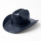 Midnight Navy Leather Cowboy Hat | Western Style | BFL