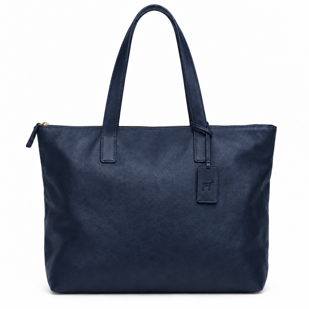 Navy tote variation