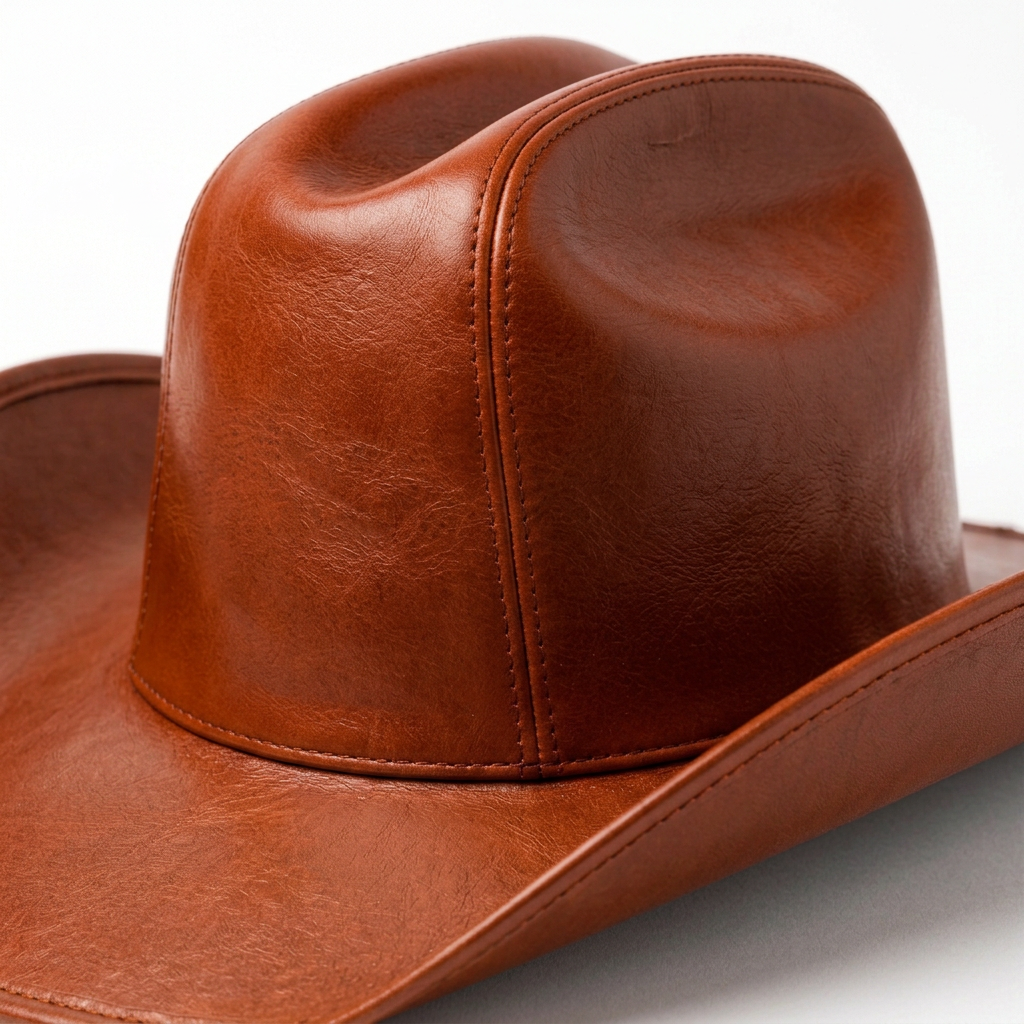 Orange hat, detail