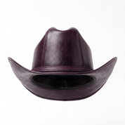 Purple hat, back