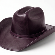 Purple hat, detail