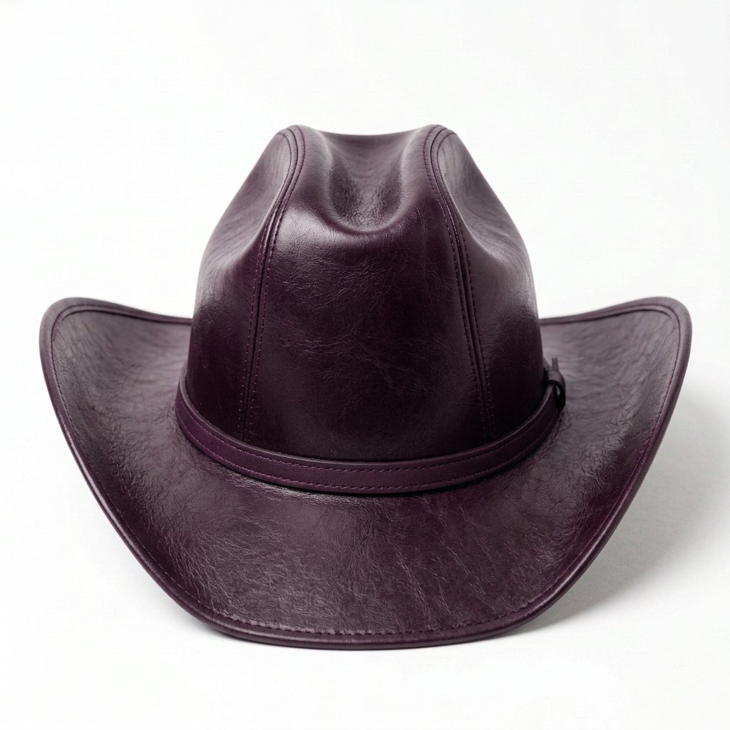 Purple hat, front