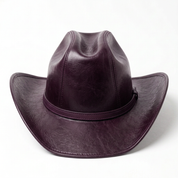 Purple hat, front