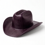 Purple hat, left angle