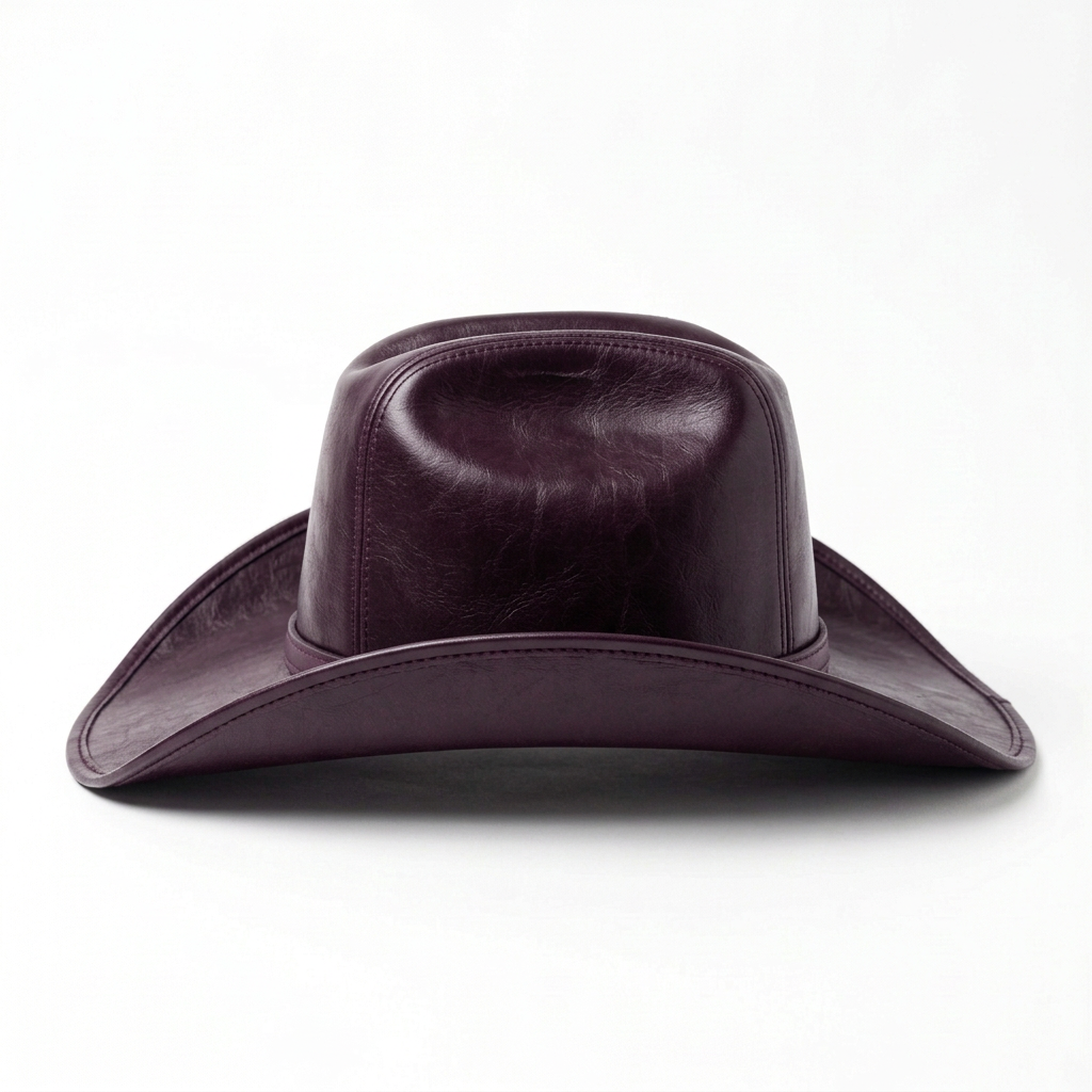 Purple hat, side