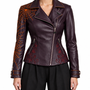 Women’s jacket, collar and embroidery detail