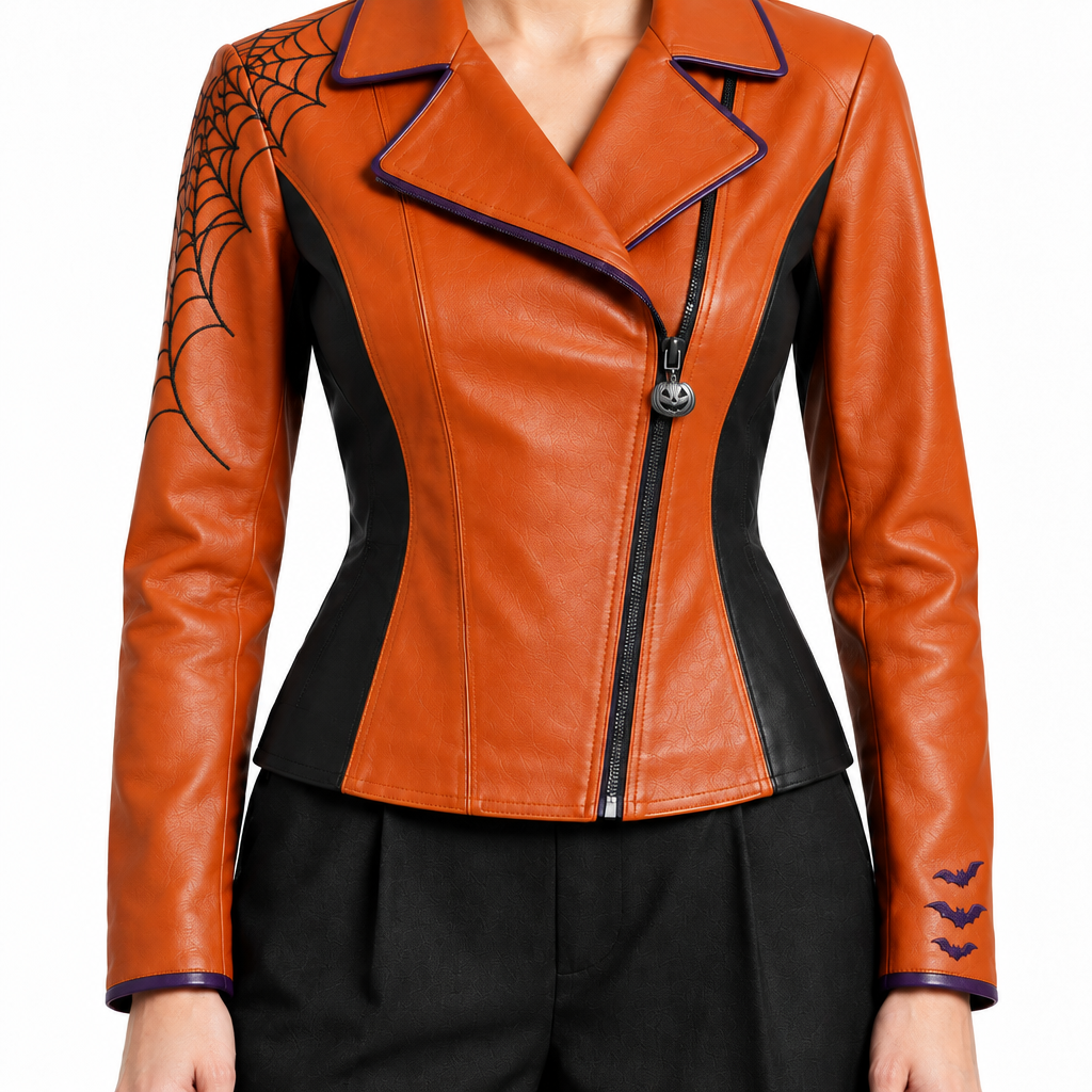 Women’s jacket, embroidery and hardware detail